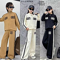 Костюм 2-ка підлітковий кашеміровий на дівчинку 6-10 років (3кв) "FUNTIK" недорого від прямого постачальника