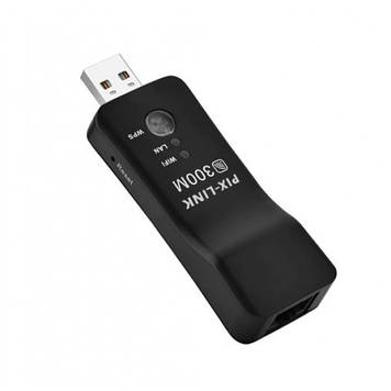 Ретранслятор Wi-Fi Pix-Link LV-UE01 репітер підсилювач сигналу Black (17608-hbr)
