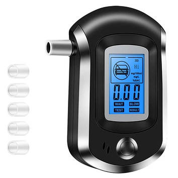 Кишеньковий професійний цифровий алкотестер з екраном TIROL AT6000