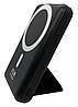 Портативна магнітна бездротова батарея 5000 mAh з підставкою XON PowerBank Magsafe Stand (YC5G2) 15 W Black (5060948063142), фото 4