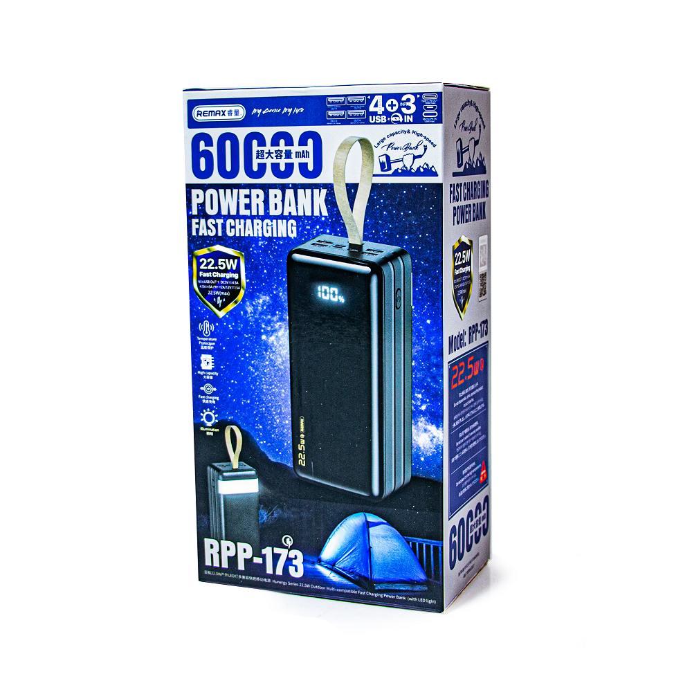 Універсальна батарея Remax 60000 mAh Black (1293059112), фото 1