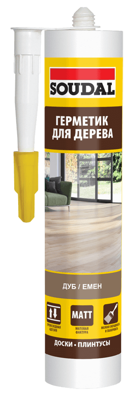 Герметик д/дерева ДУБ /mіdoak/ 280мл