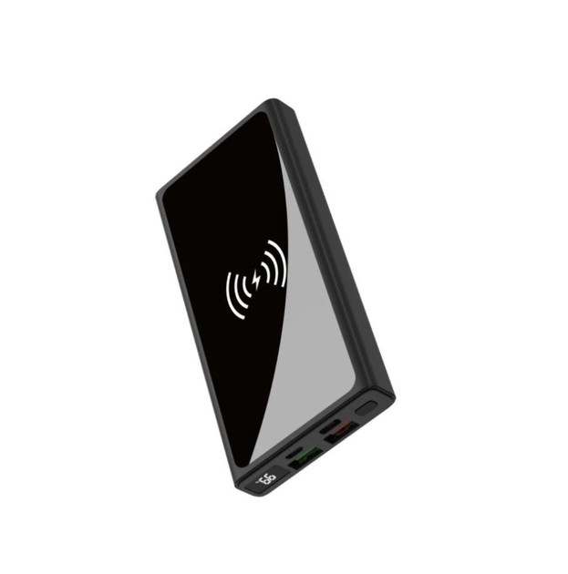 Павербанк зовнішній акумулятор XPRO PR141 10000 mAh PD20W+QC22.5W Wireless Чорний (32739-01_710), фото 1