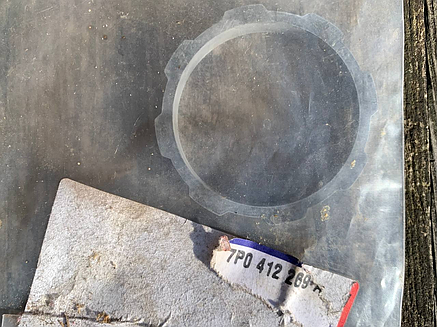 Кільце стопорне підшипника передньої маточини VW Touareg (11-18) Кільце фіксуюче пневмоамортизатора VAG 7P0412269A оригінал нове, фото 1