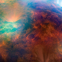 Плакат "Сонце, Sun, NASA poster", 60×39см, фото 3