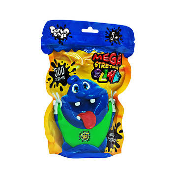 Лізун-антистрес "Mega Stretch Slime" Danko Toys SLM-12-01U 500 г Зелений