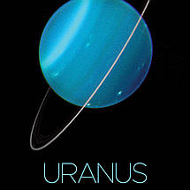 Плакат "Уран, Uranus, NASA poster", 60×39см, фото 3