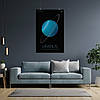 Плакат "Уран, Uranus, NASA poster", 60×39см, фото 8