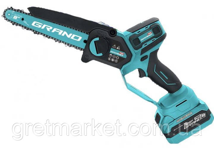 Акумуляторна пила ланцюгова Grand АПЦ-8HS/4-1 високошвидкісна, фото 1