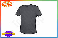 TS Футболка з бавовни Hogert графітова TOP NOW унісекс 3XL для повсякденного носіння комфортна футболка для чоло SHT55_Q