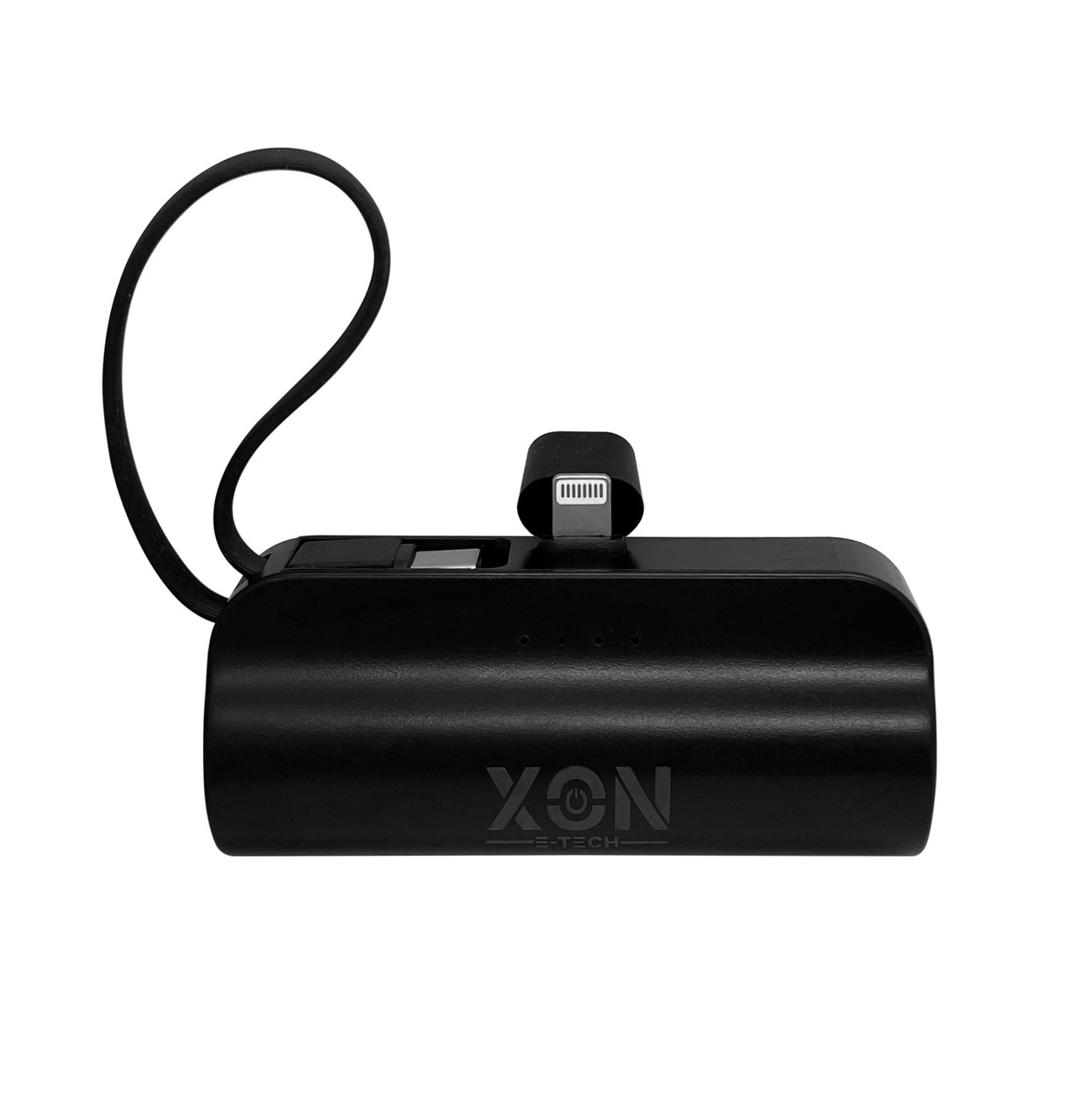 Портативна мінібатарея XON PowerBank MiniCharge 5000 mAh Lightning + USB Type-C Чорний (DC5LC 6754), фото 1