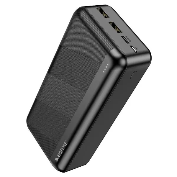 Універсальна мобільна батарея Borofone BJ27B Pindar 10.5 W 30000 mAh Чорний, фото 1