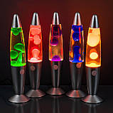 Нічник лава лампа з парафіном "Ракета" зеленого кольору, фото 3