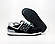 Кросівки New Balance 574 чорні з білим, фото 7