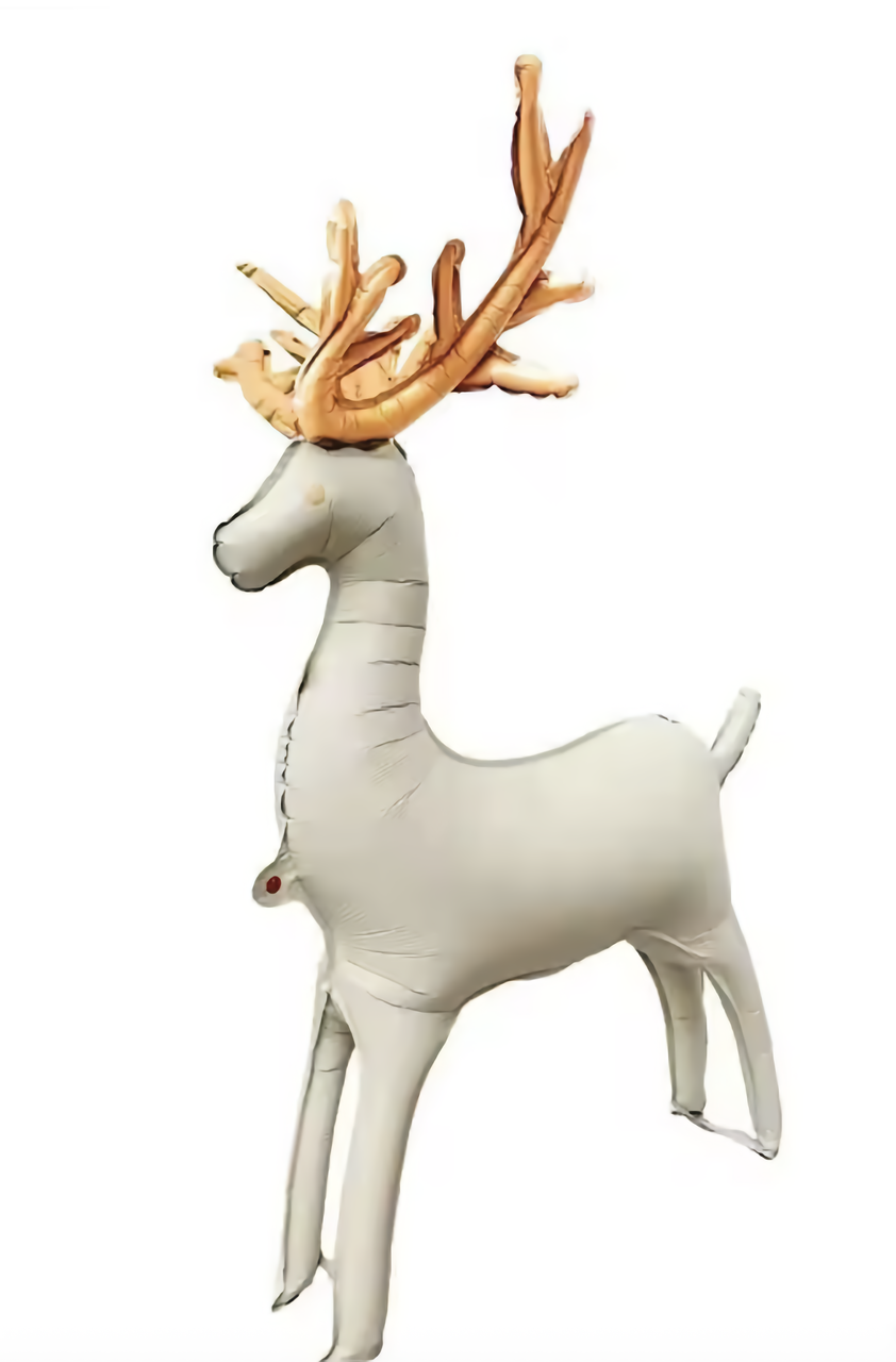 Фольгована кулька Олень / Foil Balloon Reindeer 118×67 см