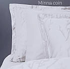 Постільна білизна Altinbasak сатин жаккард євро розмір Minna coin, фото 4