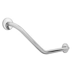Поручень для санвузлів Laris на 135° пристінний опора з нержавіючої сталі для літніх людей та інвалідів