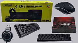 Комплект XSTRIKE XS-2030 4в1 (Клавіатура + Миша + Килимок + Навушники)