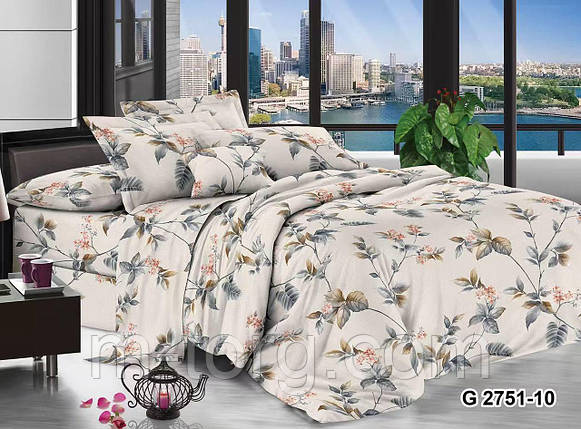 "лів" постільна білизна 3D-ефект євро розмір, дві нав-кі 70/70, фото 1