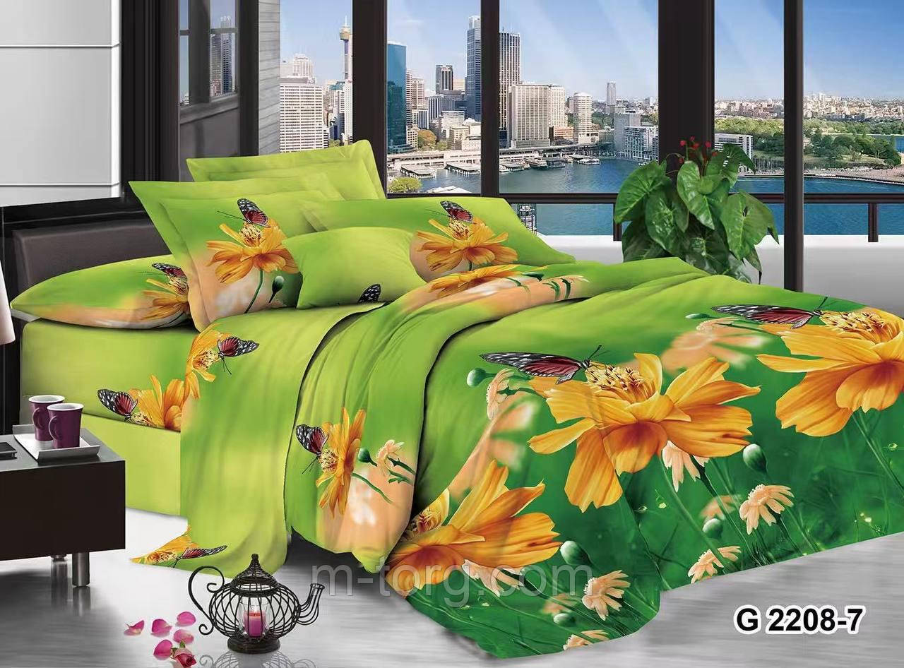 Постільна білизна ЗD ефект сімейства, прость 2*220,2 підковдри 150*220,2 наволочки 70/70