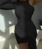 Сукня міні з драпіруванням 3356, фото 4