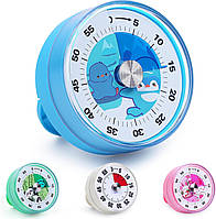 Візуальний таймер для дітей — 60-хвилинний механічний кухонний таймер, цифровий таймер, який може замінити дитячий таймер