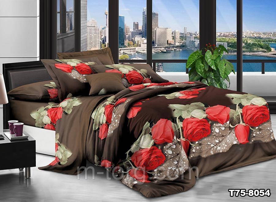 Постільна білизна 3D-ефект євро розмір, дві нав-кі 70/70