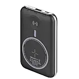 Магнітний повербанк PBDY202 10000 мА·г Бездротова зарядка 15 Вт, швидка зарядка 22,5 Вт, магнітна зарядка Apple Watch 3 Вт, фото 5