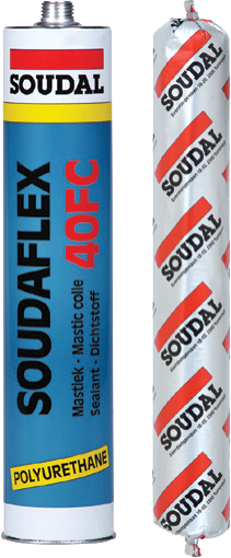 Герметик п/урет. SOUDAFLEX 40 сірий 600мл