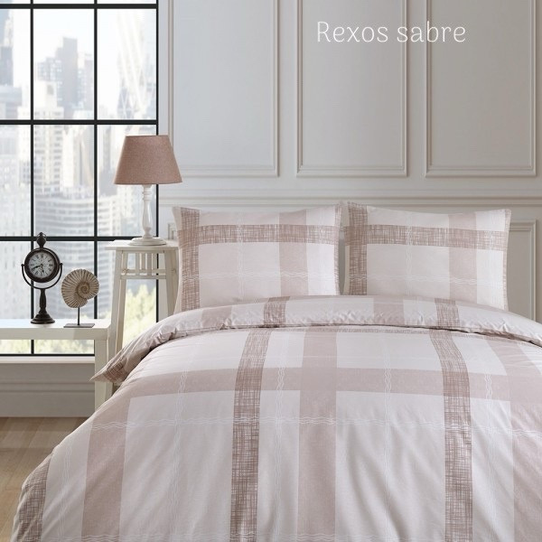 Постільна білизна Altinbasak ранфорс сімейний розмір Rexos sabre, фото 1