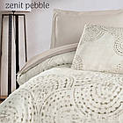 Постільна білизна Altinbasak  євро розмір ранфорс Zenit pebble, фото 2