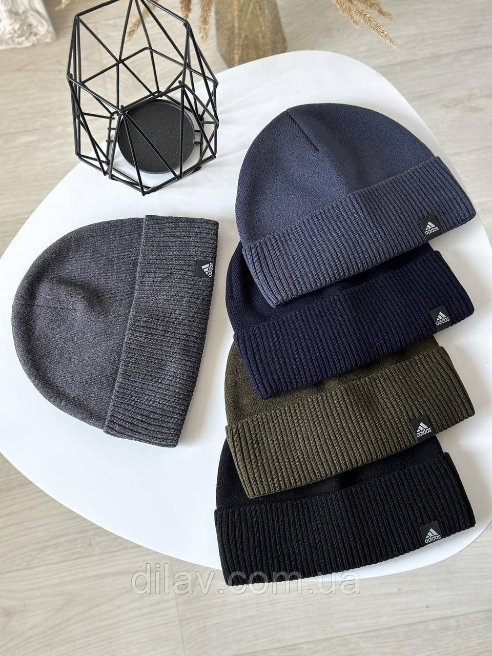 Шапка чоловіча адідас, фото 1