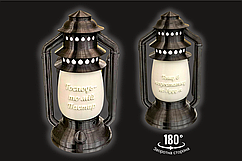 Декоративна лампа з Біблійним текстом "Господь - то мій Пастир..."