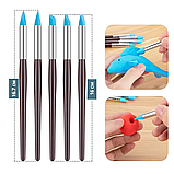 Набір інструментів для ліплення з глини для творчості та гончарства, формування, моделювання, створення текстур, фото 5