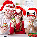 Новорічні окуляри для різдвяних вечірок Christmas Glasses Model 2, фото 4