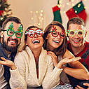 Новорічні окуляри для різдвяних вечірок Christmas Glasses Model 2, фото 2