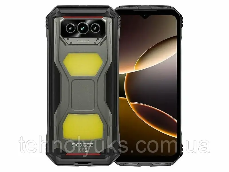 Смартфон Doogee V Max S 8/256GB Lead Grey, IPS 6.58", 108+20+2/16Мп, IP69К, Dimensity 7050, 22000 мА·год, фото 1