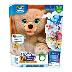 Ведмедик По Poe the ai story bear Plai Інтерактивна іграшка