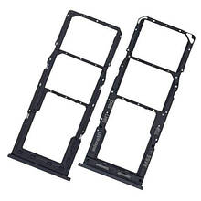 Тримач для SIM картки для Samsung A125 Galaxy A12 (2020) чорний