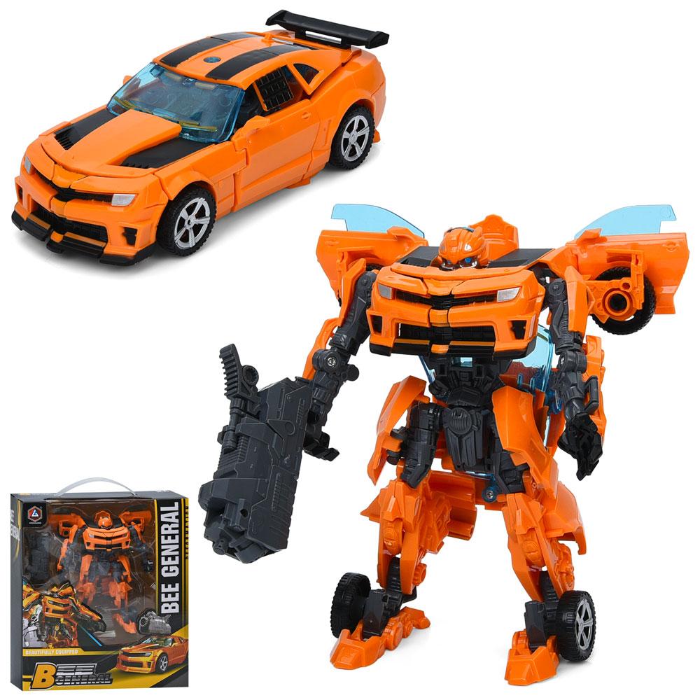 Трансформер HD82 (24шт) робот 18см+машина, зброя, в кор-ці, 24-28-10см, фото 1