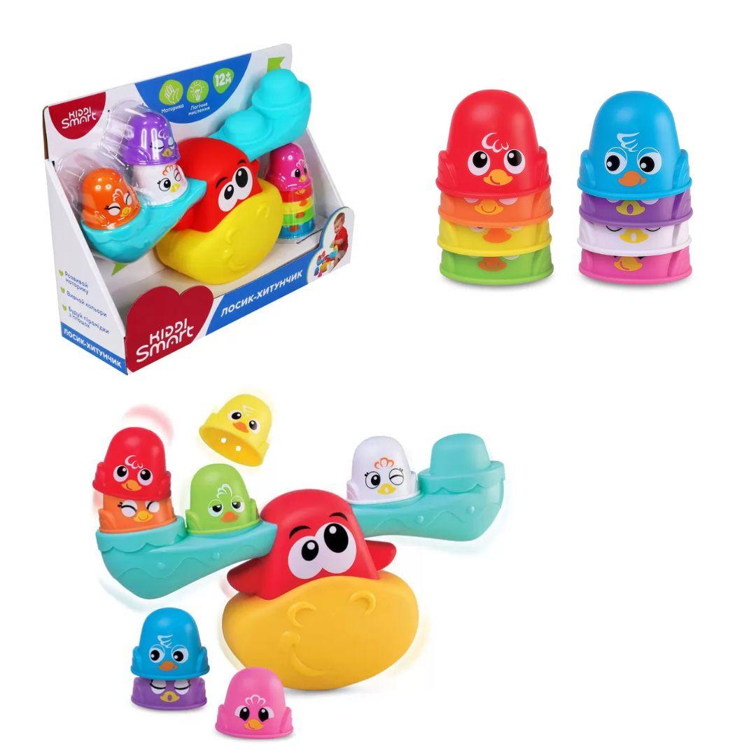 Іграшка-балансир, що розвиває, KIDDI SMART – ЛОСИК-ХИТУНЧИК, фото 1