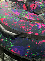 Тюбинг Сплеш 100 см Круглые надувные санки. Надувной круг для катания на снегу для девочек