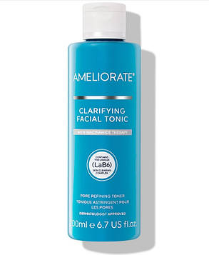 AMELIORATE Clarifying Facial Tonic — відлущувальний тонік для очищення пор і сяйва шкіри 200 мл