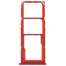 Тримач для SIM картки для Samsung A217 Galaxy A21S (2020) червоний