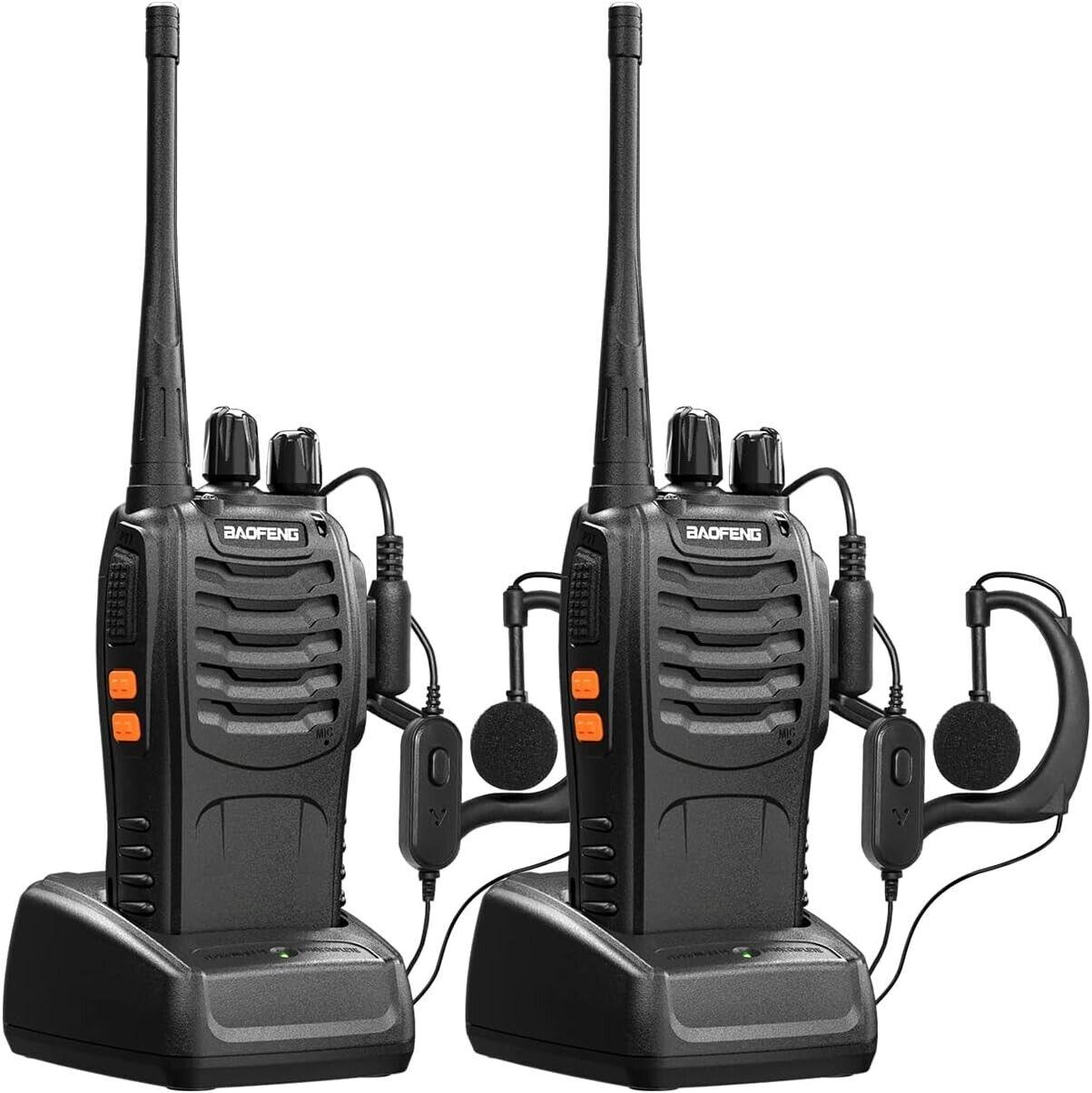 Baofeng Walkie Talkies bf-888s Перезаряджувані двосторонні радіостанції для дорослих на дальні ходи, фото 1