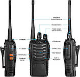 Baofeng Walkie Talkies bf-888s Перезаряджувані двосторонні радіостанції для дорослих на дальні ходи, фото 7
