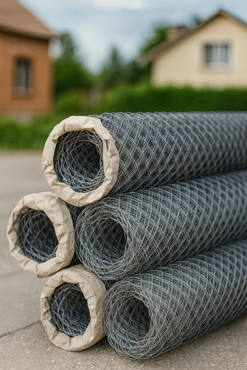 Сітка обміщувальна оцинкована 1,6 (50*50) 1.5 ТУ У 25.9-37681479-002:2024/сітка оцинкована для парканів, фото 1