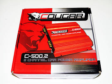 2-х канальний підсилювач Cougar 500.2 1000Вт
