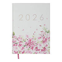 Блокнот Щоденник датований 2026 рік "MELODY" Білий BM.21163-12 Buromax