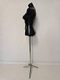 Жіночий торс чорний "Маша" на тринозі, фото 3